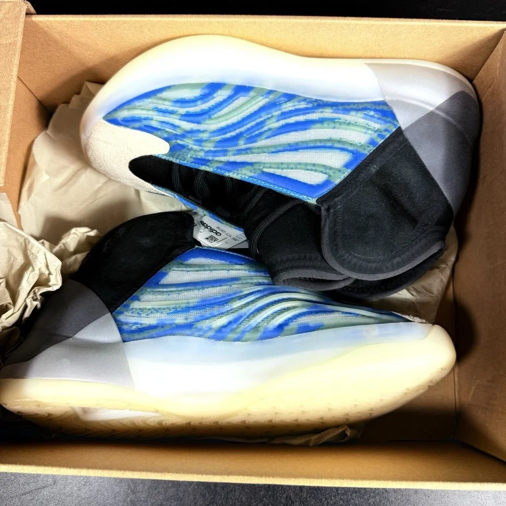 NEW! NIB Adidas‎ Men's Yeezy Qntm QUANTUM In Frozen Blue GZ8872 Size 6.5
